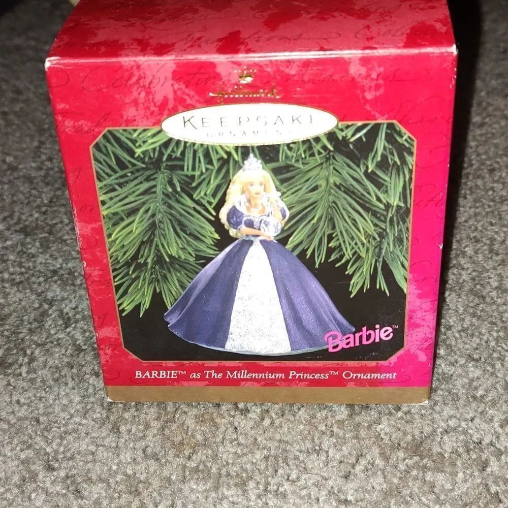 1999 Hallmark Ornament Barbie as the Millennium Princess